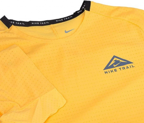 Футболка для бігу Nike M NK DF SOLAR CHASE SS TOP жовта DV9305-848