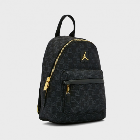 Рюкзак Nike Jordan Monogram Mini Backpack Black Gold
