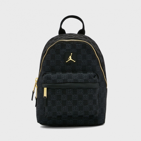 Рюкзак Nike Jordan Monogram Mini Backpack Black Gold
