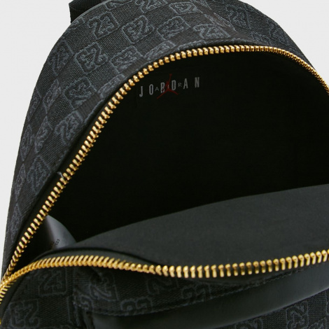Рюкзак Nike Jordan Monogram Mini Backpack Black Gold