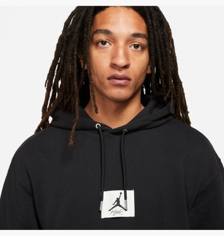 Костюм Jordan Essentials Fleece Hoodie Black Flight Fleece Pants Black