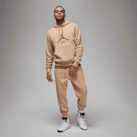 Худи Мужское Air Jordan Ess Flc Baseline Hoodie Beige