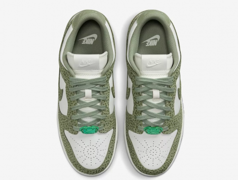 Кроссовки Женские Nike Dunk Low Green/White