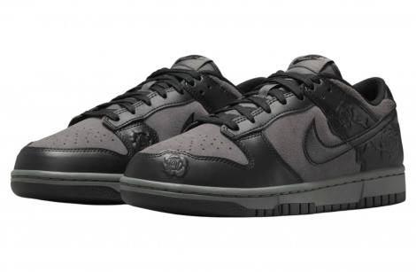 Кросівки Чоловічі Nike Dunk Low Black/Grey Hf1986-001 38.5
