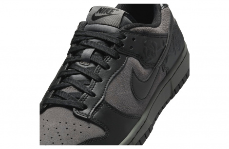 Кросівки Чоловічі Nike Dunk Low Black/Grey Hf1986-001 38.5