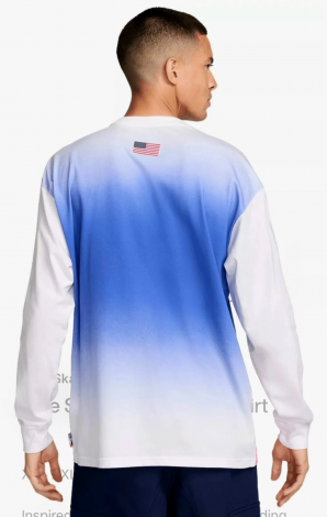Лонгслів Nike Sb Team Usa Olympics L/S Federation Skate Tee White/White