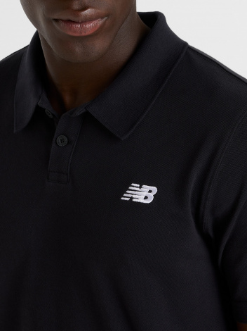 Футболка Поло Чоловіче New Balance Cotton Pique Brown Mt51519Bk L