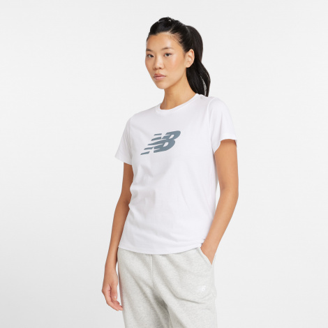 Футболка Жіноча New Balance Sport Jersey Logo White Wt43582Wt L