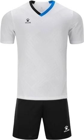 Комплект футбольной формы детский Kelme NAVARRO бело-черный 8251ZB3005.9100