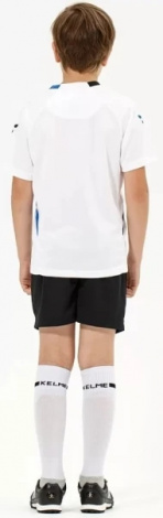 Комплект футбольной формы детский Kelme NAVARRO бело-черный 8251ZB3005.9100