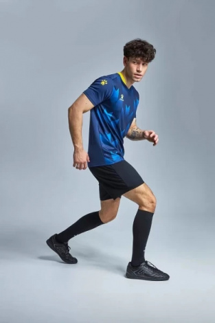 Комплект футбольной формы детский Kelme BURGOS темно-сине-желтый 8251ZB3003.9416