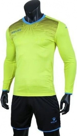 Вратарская форма детская Kelme ZAMORA желто-черная 3873007.9930
