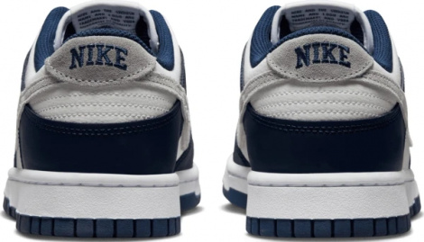 Кросівки Nike DUNK LOW темно-синьо-біло-сірі FD9749-400