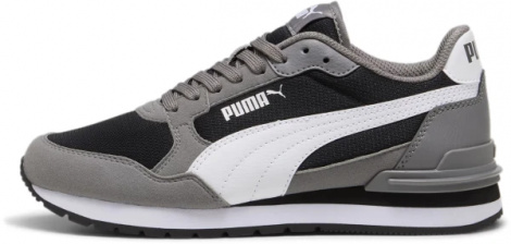 Кросівки дитячі Puma ST RUNNER V4 MESH JR сіро-чорно-білі 399876-04