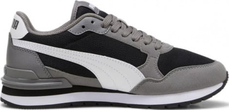 Кросівки дитячі Puma ST RUNNER V4 MESH JR сіро-чорно-білі 399876-04