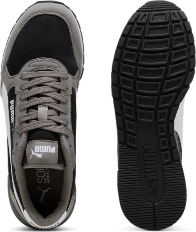 Кросівки дитячі Puma ST RUNNER V4 MESH JR сіро-чорно-білі 399876-04