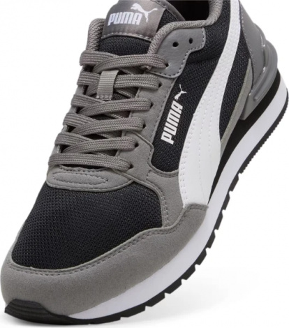 Кросівки дитячі Puma ST RUNNER V4 MESH JR сіро-чорно-білі 399876-04