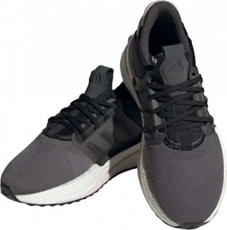 Кроссовки женские Adidas X_PLRBOOST темно-серо-черно-светло-розовые HP3139