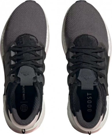Кроссовки женские Adidas X_PLRBOOST темно-серо-черно-светло-розовые HP3139