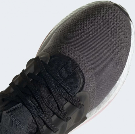 Кроссовки женские Adidas X_PLRBOOST темно-серо-черно-светло-розовые HP3139