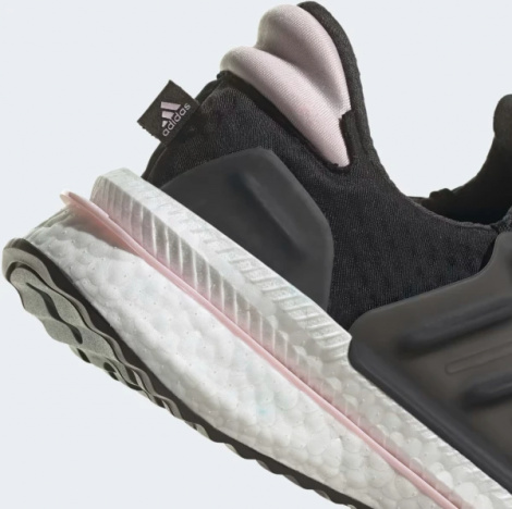 Кроссовки женские Adidas X_PLRBOOST темно-серо-черно-светло-розовые HP3139