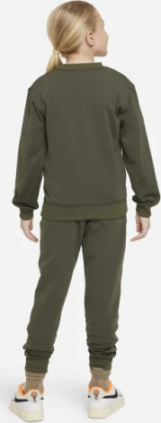 Спортивний костюм підлітковий Nike K NSW TRACKSUIT POLY CREW HBR хакі FD3090-325