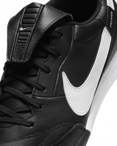 Сороконіжки (шиповки) Nike PREMIER III TF чорно-білі HM0283-001