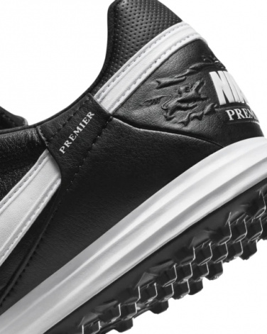 Сороконіжки (шиповки) Nike PREMIER III TF чорно-білі HM0283-001