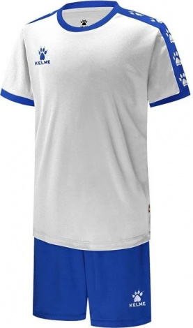 Футбольна форма дитяча Kelme COLLEGUE біло-синя 3883033.9104