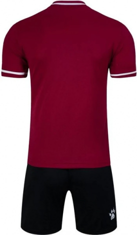 Комплект футбольної форми Kelme MALAGA бордово-чорний 3801169.9691