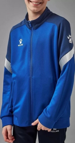 Олимпийка (мастерка) детская Kelme WARRIOR сине-темно-синяя 8061WT3002.9481