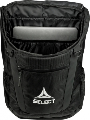 Рюкзак с сеткой для мяча Select BACKPACK NET V25 23L черный 816070-111