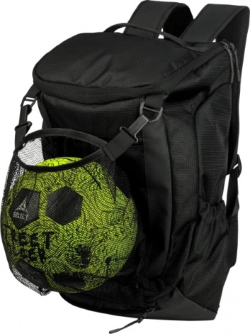 Рюкзак с сеткой для мяча Select BACKPACK NET V25 23L черный 816070-111
