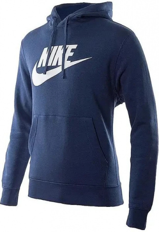 Толстовка Nike CLUB HOODIE PO BB GX темно-синя BV2973-410