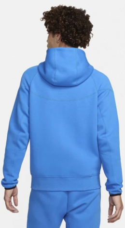 Толстовка Nike M NK TCH FLC FZ WR HOODIE синя FB7921-435