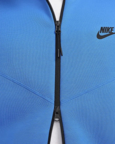 Толстовка Nike M NK TCH FLC FZ WR HOODIE синя FB7921-435