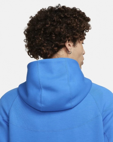 Толстовка Nike M NK TCH FLC FZ WR HOODIE синя FB7921-435