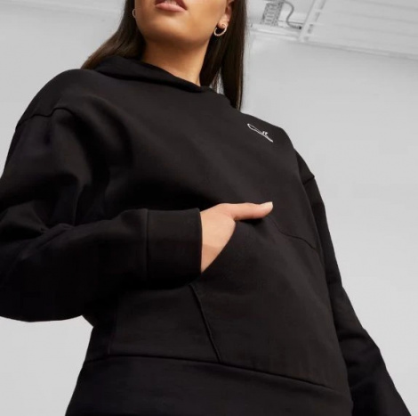 Худі жіноче Puma BETTER ESSENTIALS HOODIE FL чорне 67680401