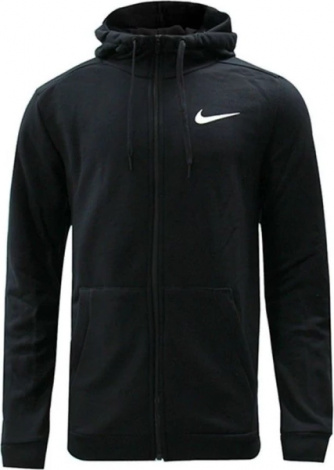 Толстовка Nike M NK DRY HOODIE FZ FLEECE чорна CJ4317-010
