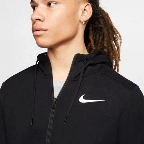 Толстовка Nike M NK DRY HOODIE FZ FLEECE чорна CJ4317-010