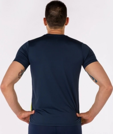 Футболка бігова Joma ELITE VIII жовто-темно-синя 101929.321