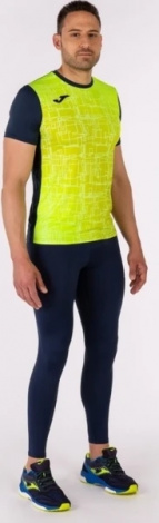 Футболка бігова Joma ELITE VIII жовто-темно-синя 101929.321