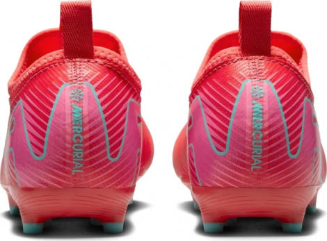 Бутсы детские Nike JR MERCURIAL ZOOM VAPOR 16 ACADEMY FG/MG красно-розово-бирюзовые FQ8392-800