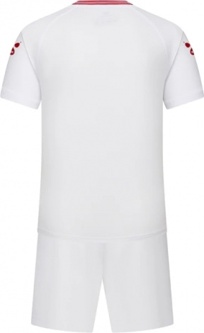 Комплект футбольной формы детский Kelme FARO бело-красный 8451ZB3246.9107