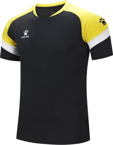Футболка детская Kelme BRAVO черно-желтая 7351TX3093.9005