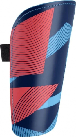 Щитки футбольные Jako RIVER BASIC сине-голубо-красные 2775-434