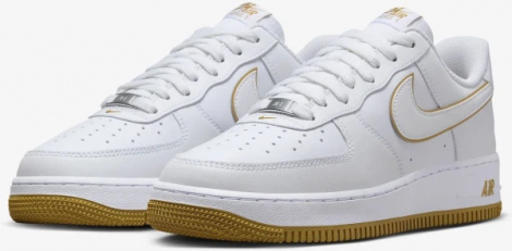 Кроссовки Nike AIR FORCE 1 07 белые DV0788-104