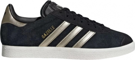 Кеды женские Adidas GAZELLE черно-золотые IG4397