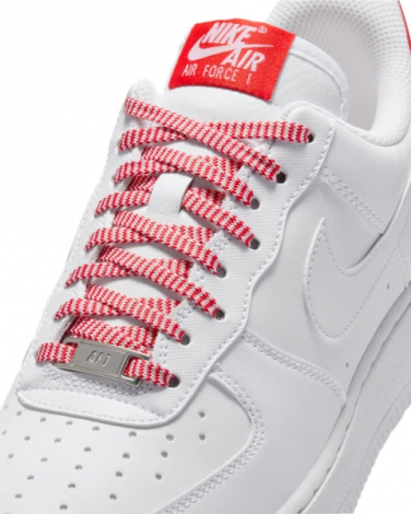 Кросівки жіночі Nike AIR FORCE 1 '07 біло-червоні IB7167-103