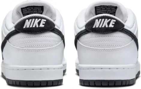 Кроссовки Nike SB DUNK LOW PRO бело-черные HF3704-100